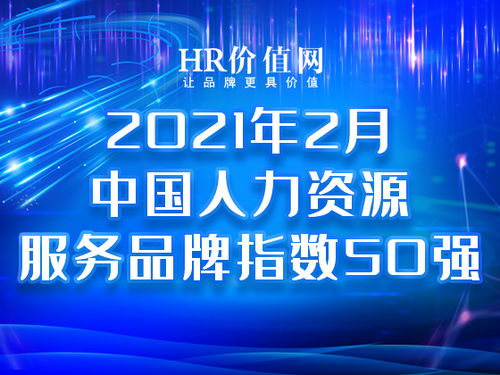 2021年2月中国人力资源服务品牌指数50强榜单发布